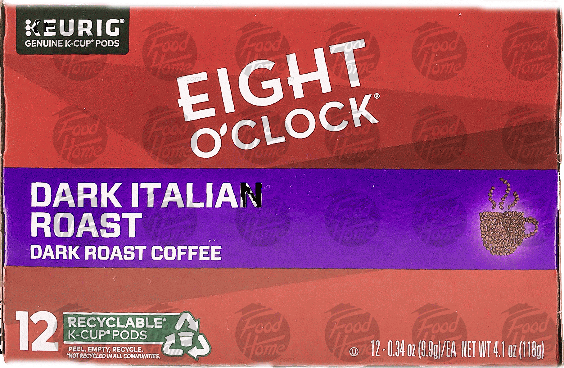 Eight O'Clock Coffee  dark italian roast coffee, 12 ct., box Full-Size Picture